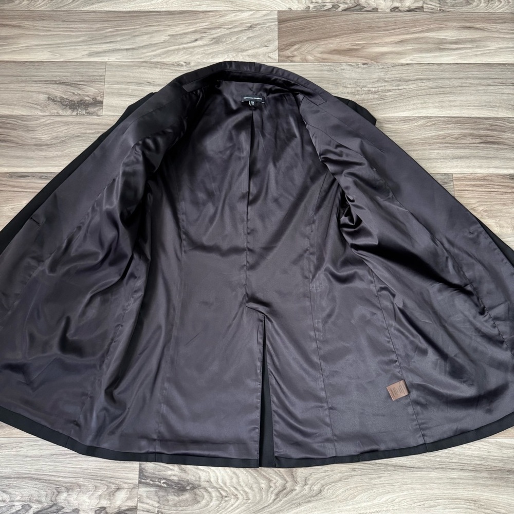 Universal Standard Black Wool Blend Classic Blazer Size Extra Small - Picture 5 of 10